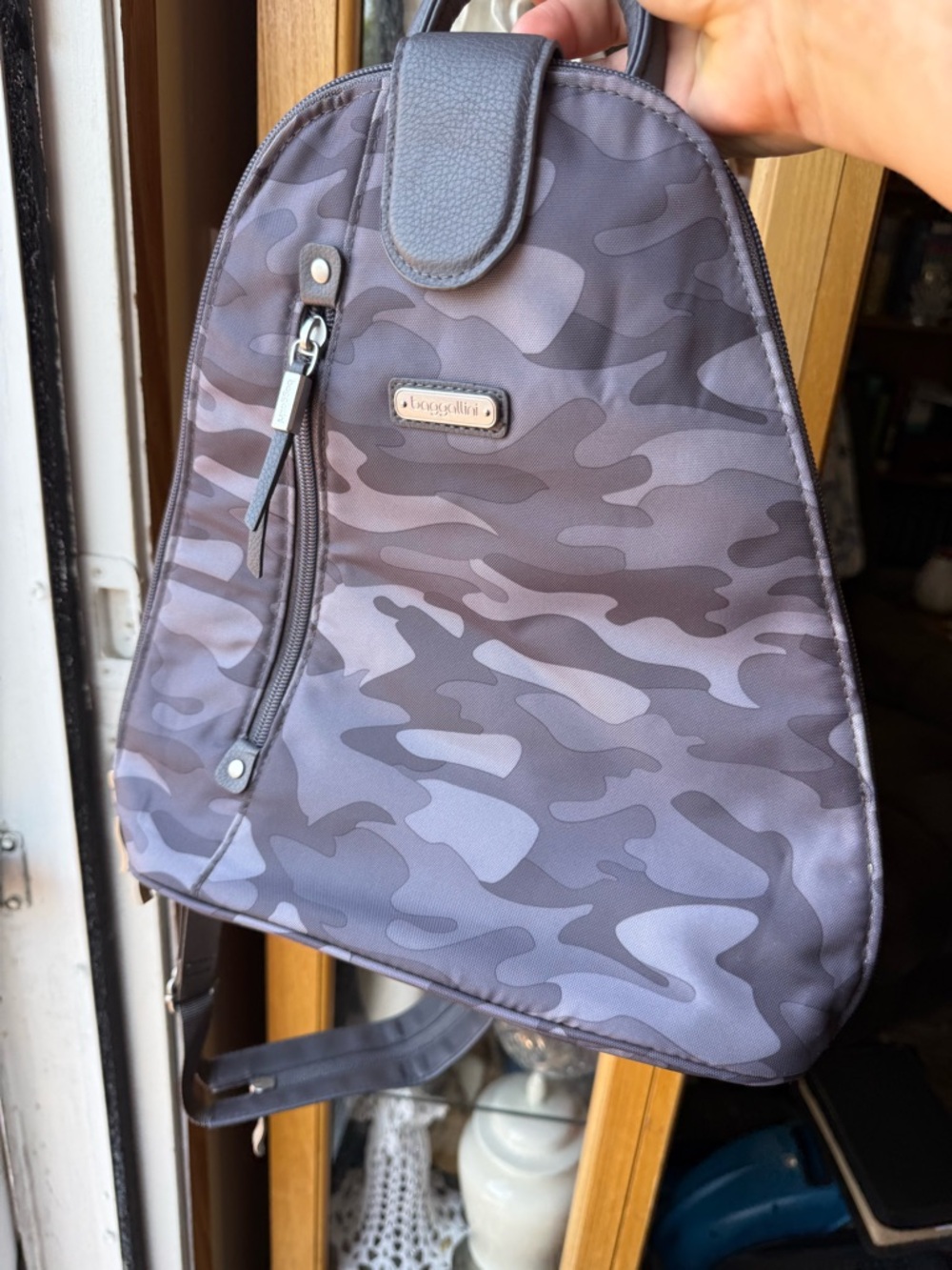 Baggallini camo travel bag